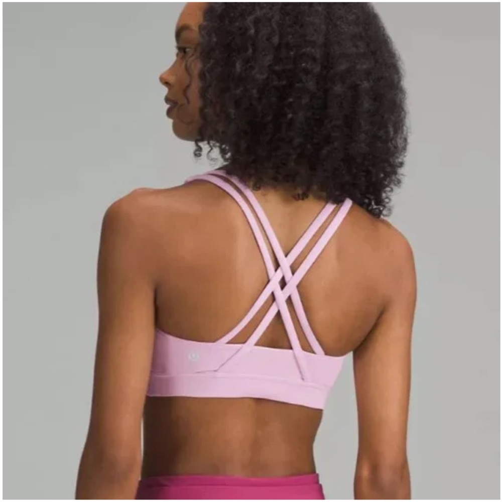 lululemon athletica Pink Strappy Sports Bra